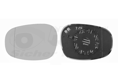 VAN WEZEL - 0667835-VAN - Mirror Glass, exterior mirror - Povrat artikla narucenog iz Njemacke nije moguc.