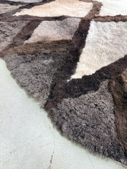 Ковер шкура натуральная овчина меховой