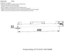 Светильник трековый магнитный CLT 0.33 001 12W WH T4000K