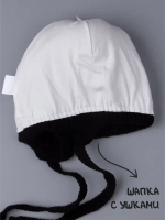 Шапка со снудом для девочки демисезонная