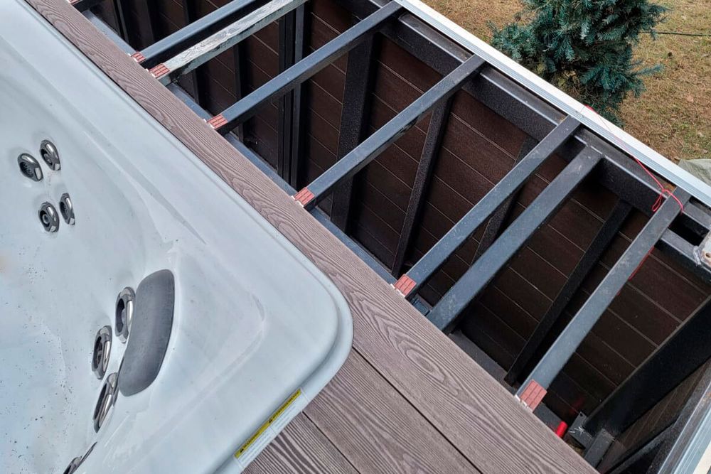 Палубная доска полнотелая из ДПК марки HOLZHOF Solid, 150x18, длина 400 см, Венге (Шоколад)