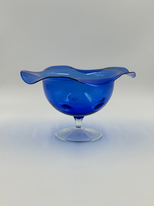 Ваза/конфетница синяя, Лауша