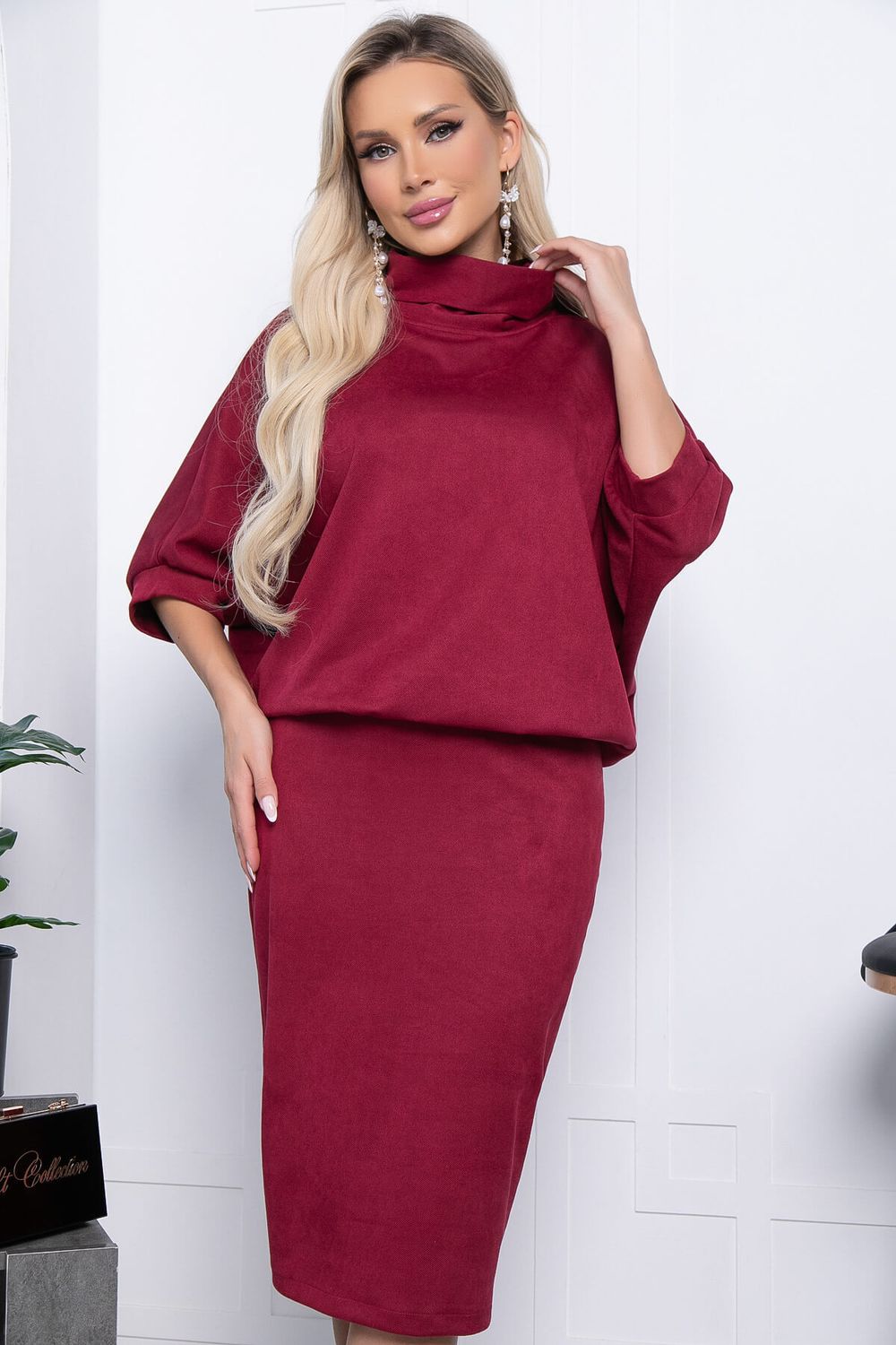 Платье "Антония" П7211 (ягодный) LT Collection (Акция)