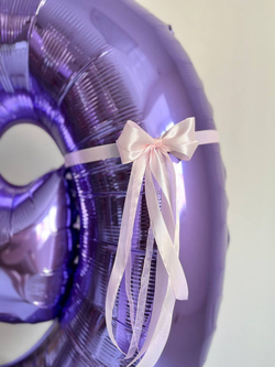 Сиреневые воздушные шары для девочки 9 лет №3119