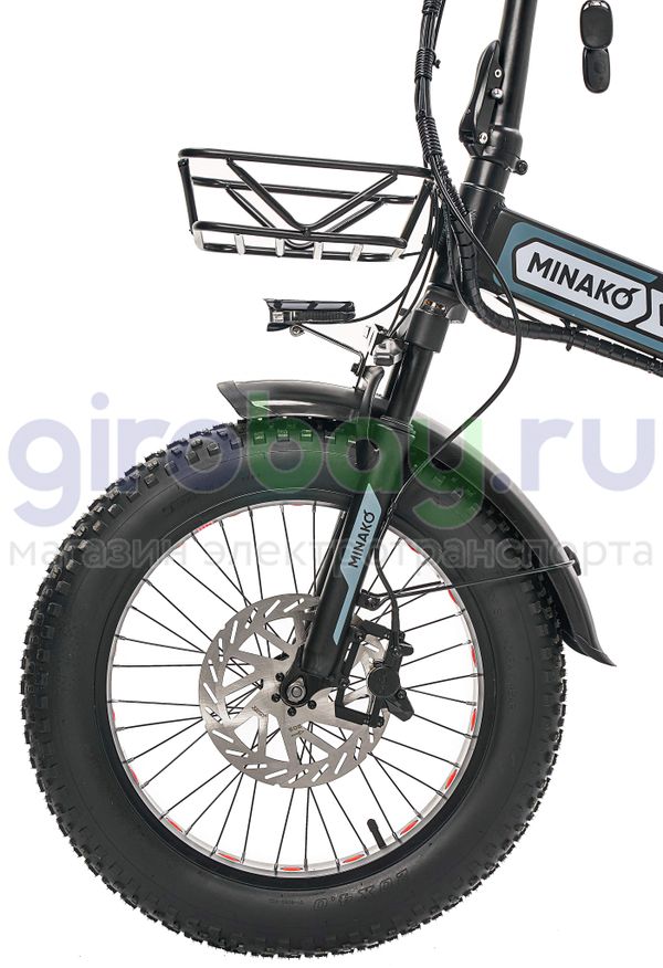 Электровелосипед Minako F10 Pro (48V/20Ah) - Серый обод