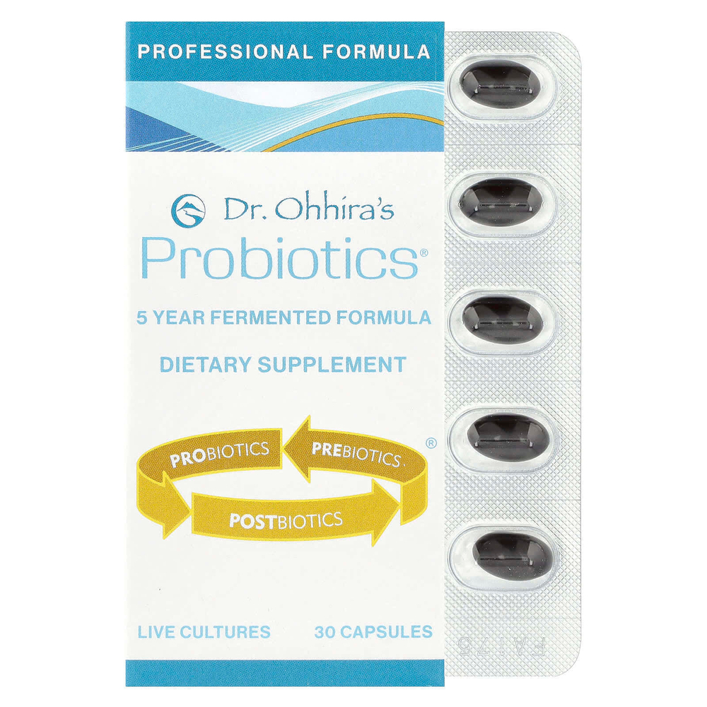 Dr. Ohhira's, Профессиональная формула пробиотиков, 30 капсул
