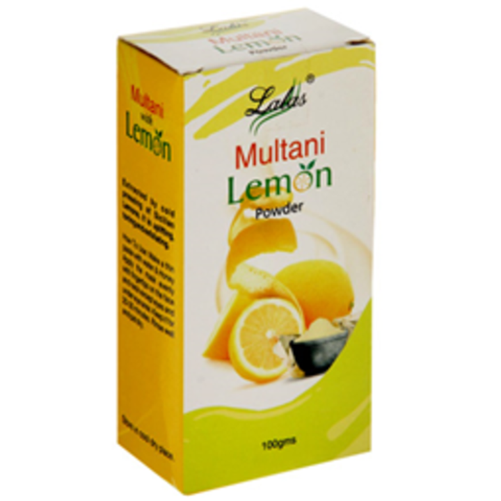 Маска-убтан Lalas Multani Lemon Мультани Матти с Лимоном для любого типа кожи 100 гр.