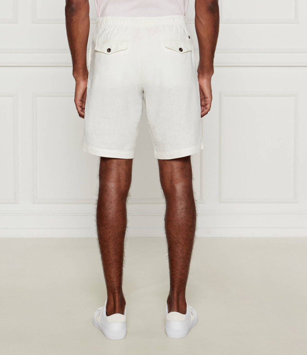 Льняное шорты Harlem Tommy Hilfiger - бежевый(MW0MW34498)