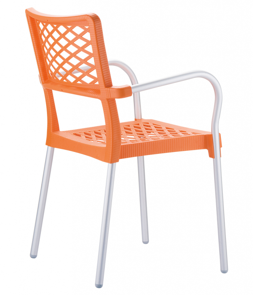 Кресло пластиковое Siesta Contract Bella, оранжевый