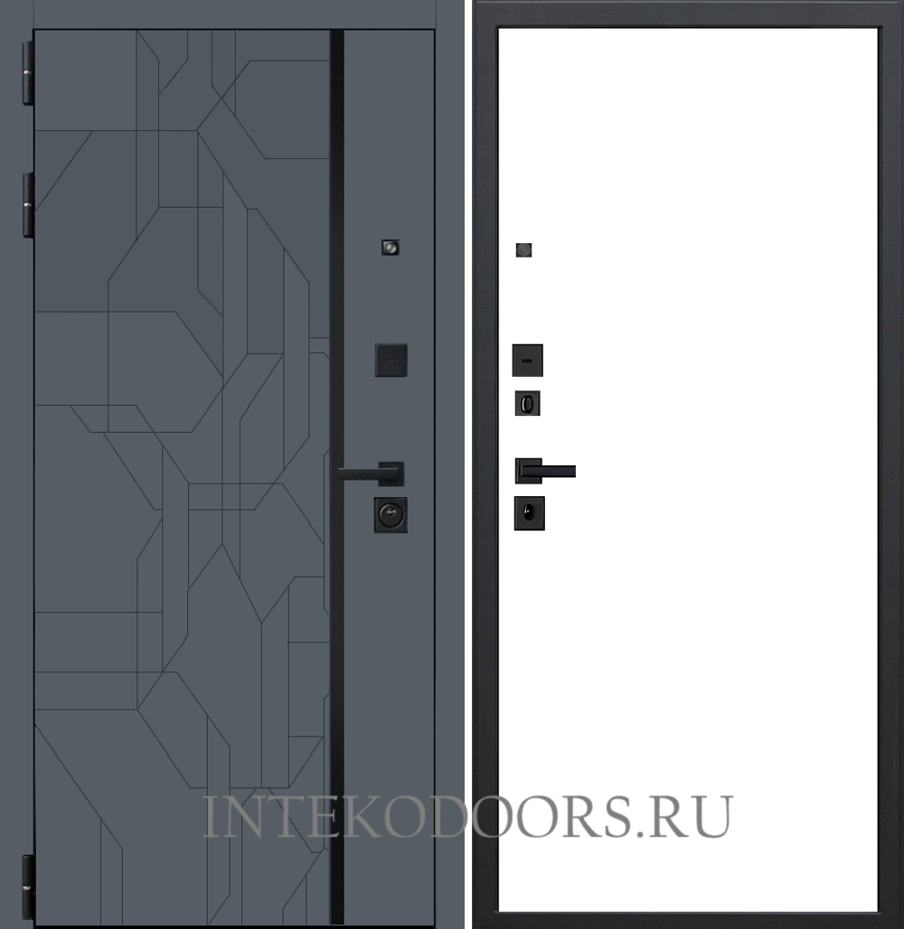 Верона Графит гладкая