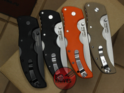 Нож Cold Steel Recon 1 TANTO G10 (V2025) - оранж рук., стоунвош клинок