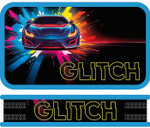 Пенал 2 секц. SOFT тканевый торец 190/105 "Glitch 2025" (Пчелка)