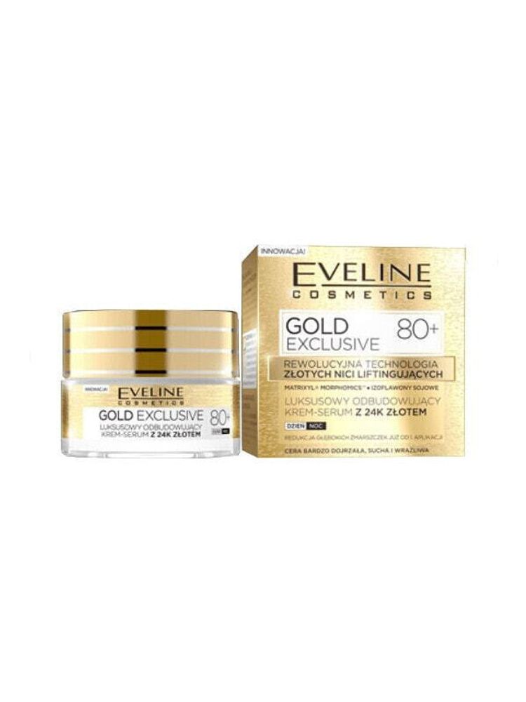 Eveline Gold Lift Expert 80+ Krem-serum odbudowujący na dzień i noc 50ml