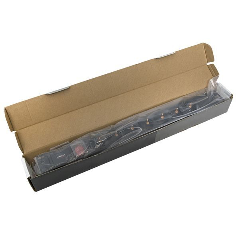 Блок розеток 19", 7 розеток EKF TRP-HPD-LS-10A-7SH-C14
