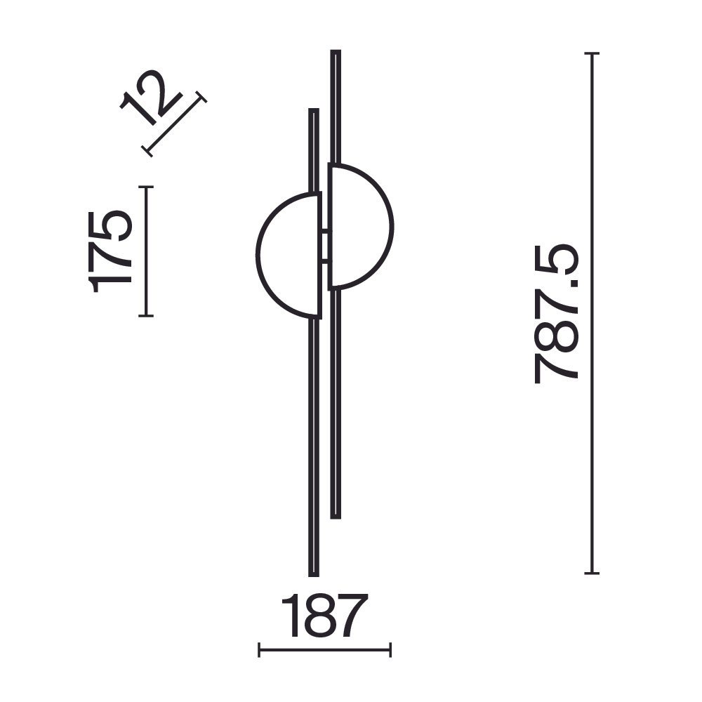 Настенный светильник (бра) Maytoni MOD179WL-L22BS4K1