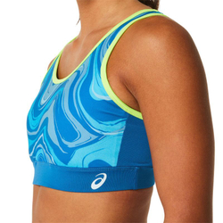 Теннисный бюстгальтер Asics Graphic Bra - Blue