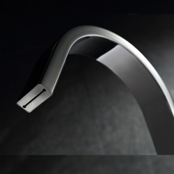 Смеситель для ванны Black&White Universe отдельностоящий, серебристый хром (U3311)