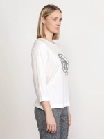 Лонгслив из хлопка и модала