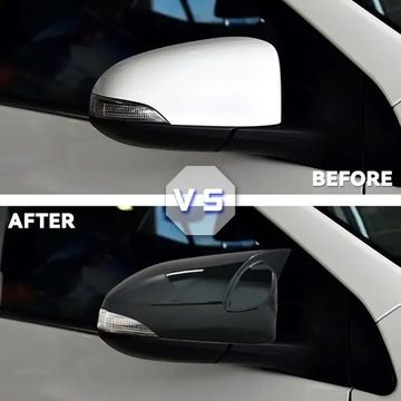 Накладки на зеркала M Style Toyota Corolla 2014-2018, Camry 2011-2017, CHR 2018-2022, Venza 2013-2015 чёрный глянец