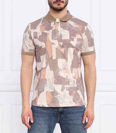 поло guess patch GUESS - бежевый(M3GP10 KBQ40)