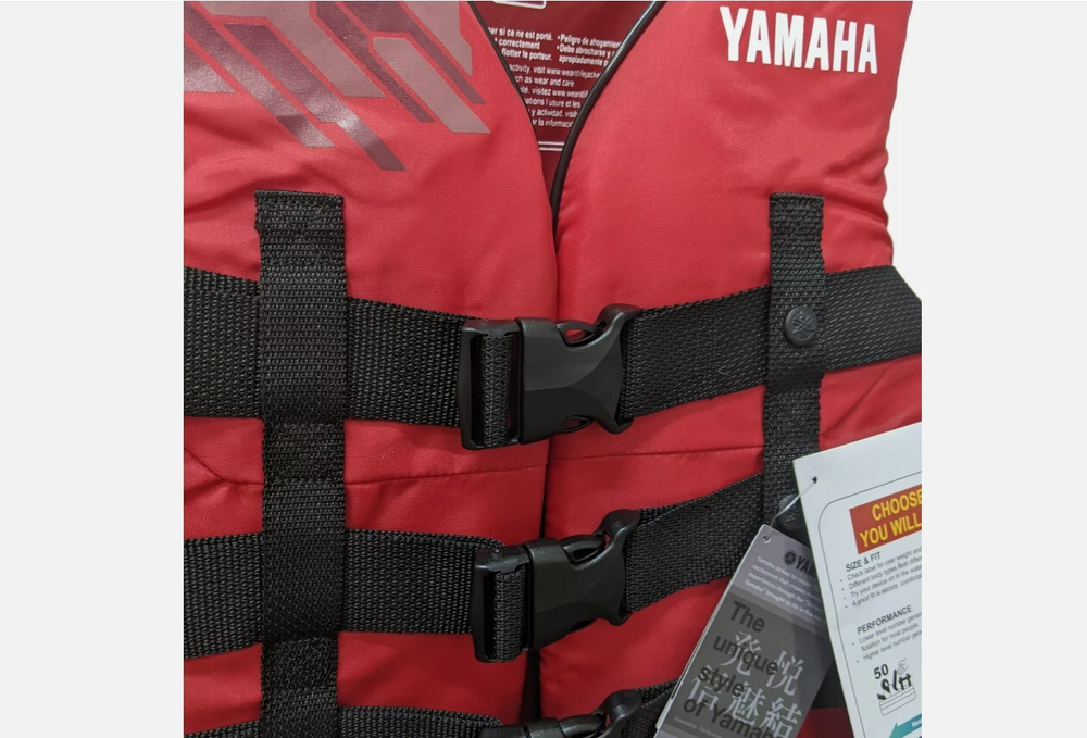 Жилет страх. Мужской Nylon 3-Buckle PFD (XL, красный)