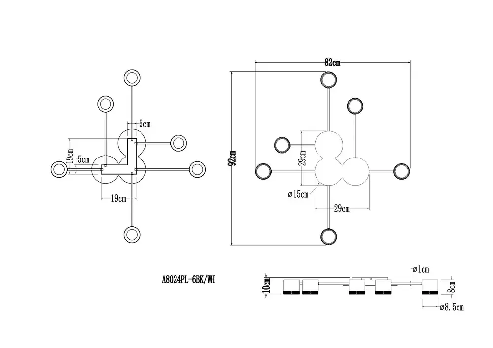 Потолочная люстра Arte Lamp