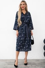 Платье Леди (синий)-50р-р Р11-2013/2 Nikol