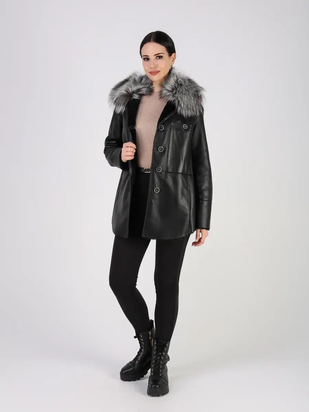 Дубленка зимняя натуральная