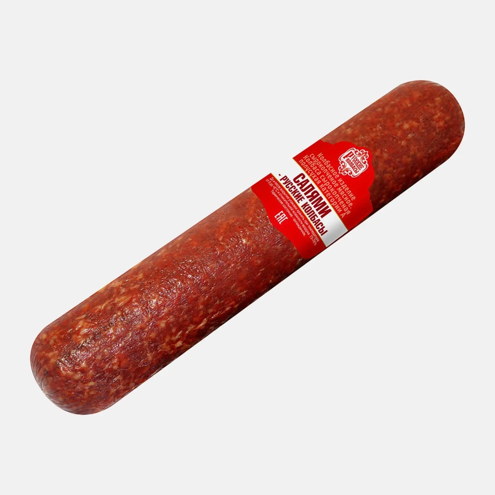 Колбаса Русские колбасы Салями сырокопченая 350г