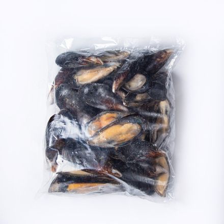 Мидии в/м 30/40 в пол раковин синие фас 1/12кг