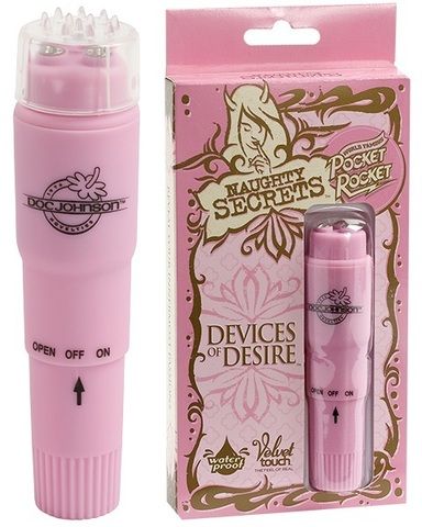 Розовый вибростимулятор NAUGHTY SECRET