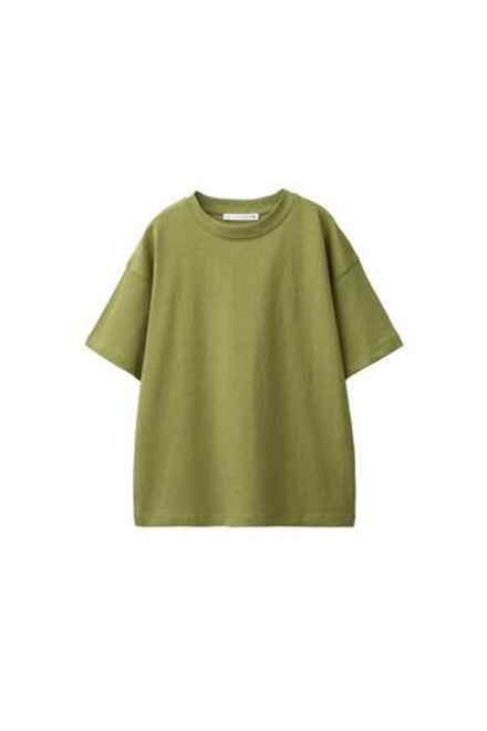 ZARA НАБОР ИЗ ТРЕХ ФУТБОЛОК В ПОЛОСКУ И ОДНОТОННЫХ, СИНЕ-ЗЕЛЕНЫЙ