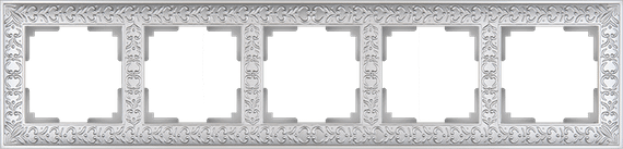 Рамка Werkel Antik на 5 постов жемчужный WL07-Frame-05 4690389063534