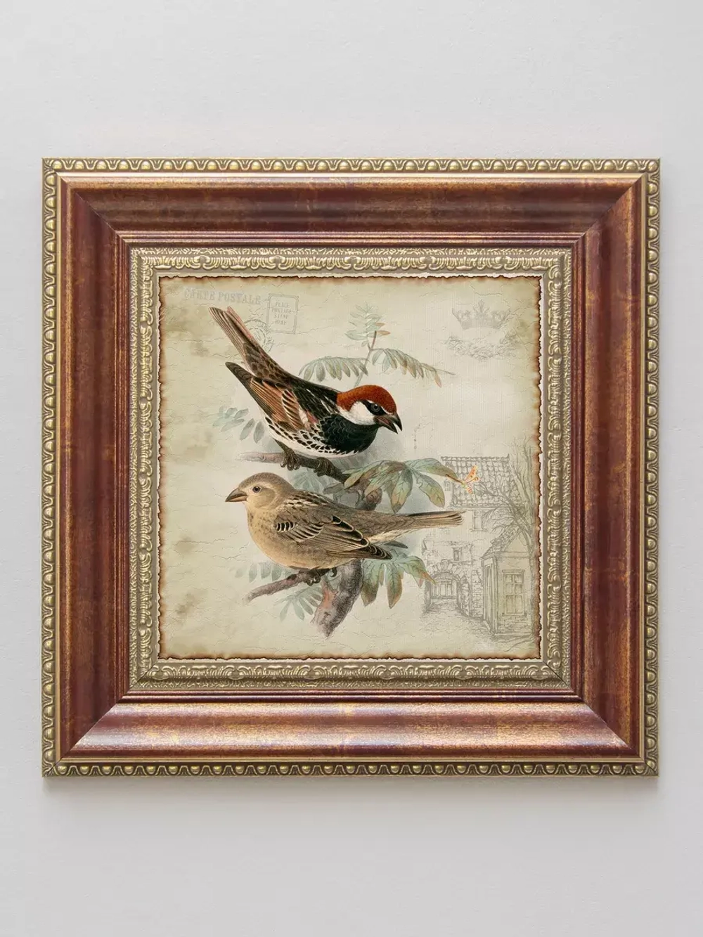 Картина на стену интерьерная на холсте 30х30 см