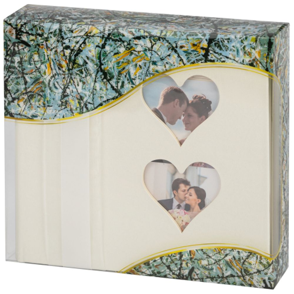 Фотоальбом Image Art IA-BBM46200 серия 103 свадебный с кармашками книжный переплёт 10х15 50 листов 200 фото | Image Art