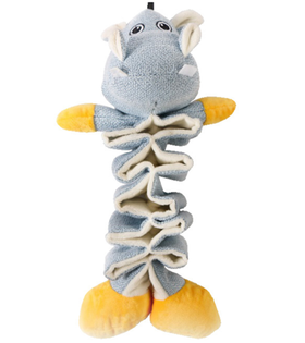 Mr.Kranch Игрушка для собак "Бегемотик" с карманами под лакомство 36см.