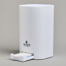 ПОДСТАВКА ДЛЯ НОЖЕЙ AGNESS С ТОЧИЛЬНЫМ КАМНЕМ 13,6*14,6*23 СМ