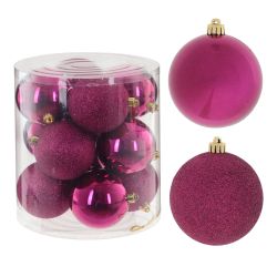 GAEM Набор из 12шт Украшение новогоднее "Шар", D 9 см, L19 W19 H21 см