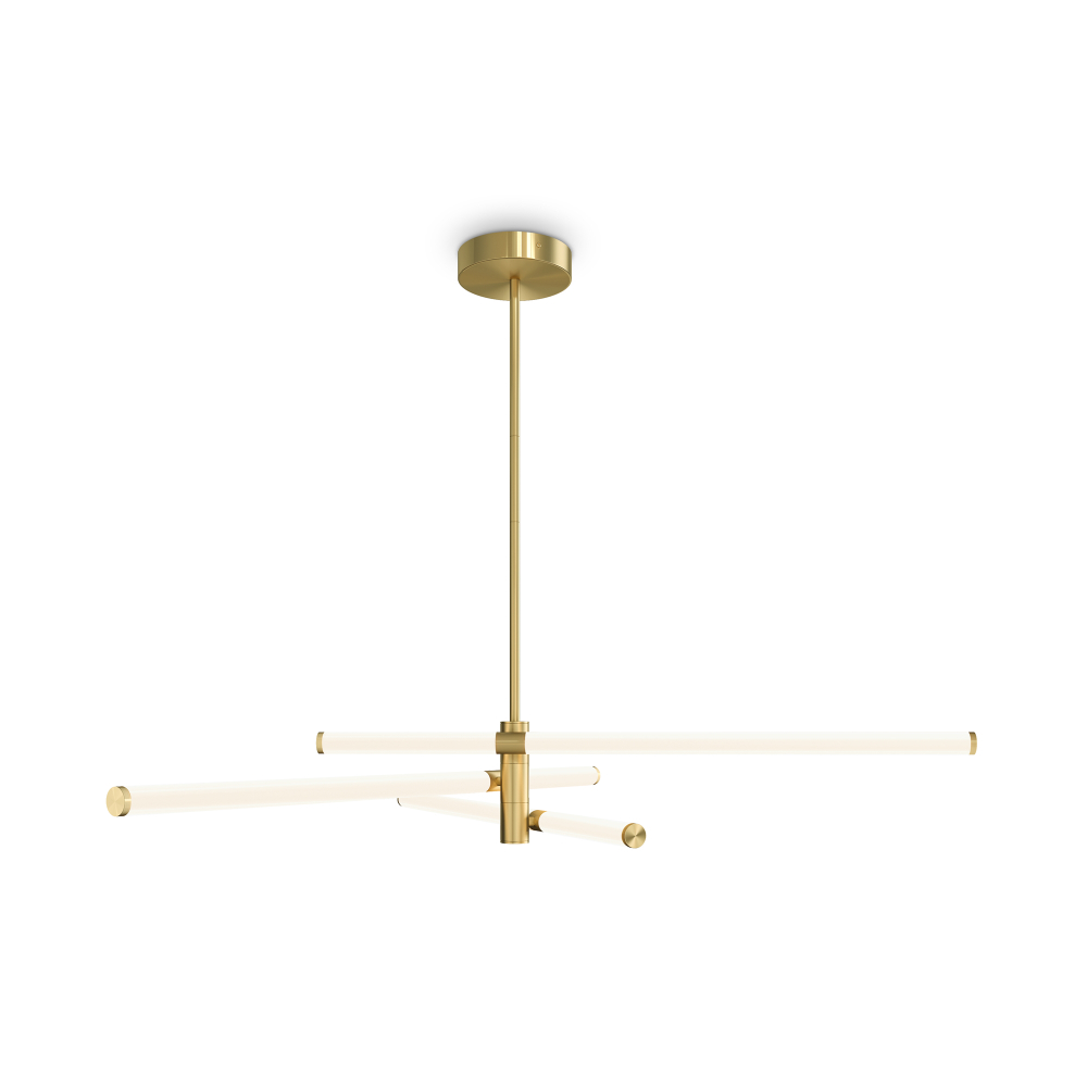 Люстра на штанге светодиодная Maytoni Axis MOD106CL-L40G3K