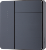 Умный настенный выключатель Z1 Pro (4 клавиши), цвет: серый, модель ZNQBKG45LM_gr