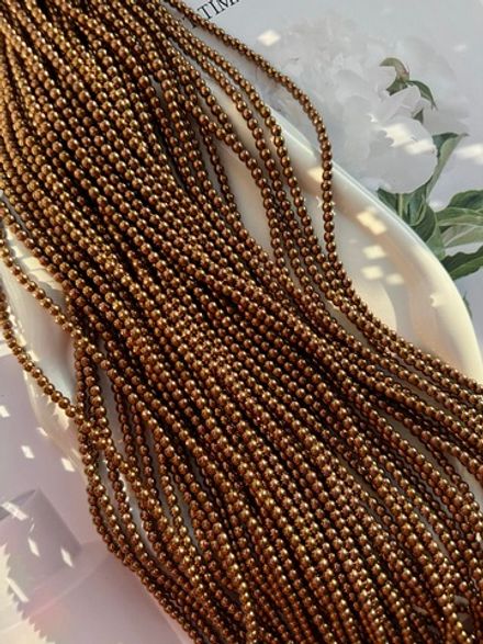 Нить бусин из гематита 4мм