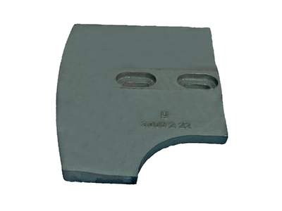 Скребок правый для б/с Simem MSO 3000/2000