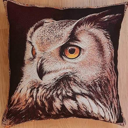 Гобеленовая наволочка "D. ФИЛИН ФЕЛИКС", Россия.