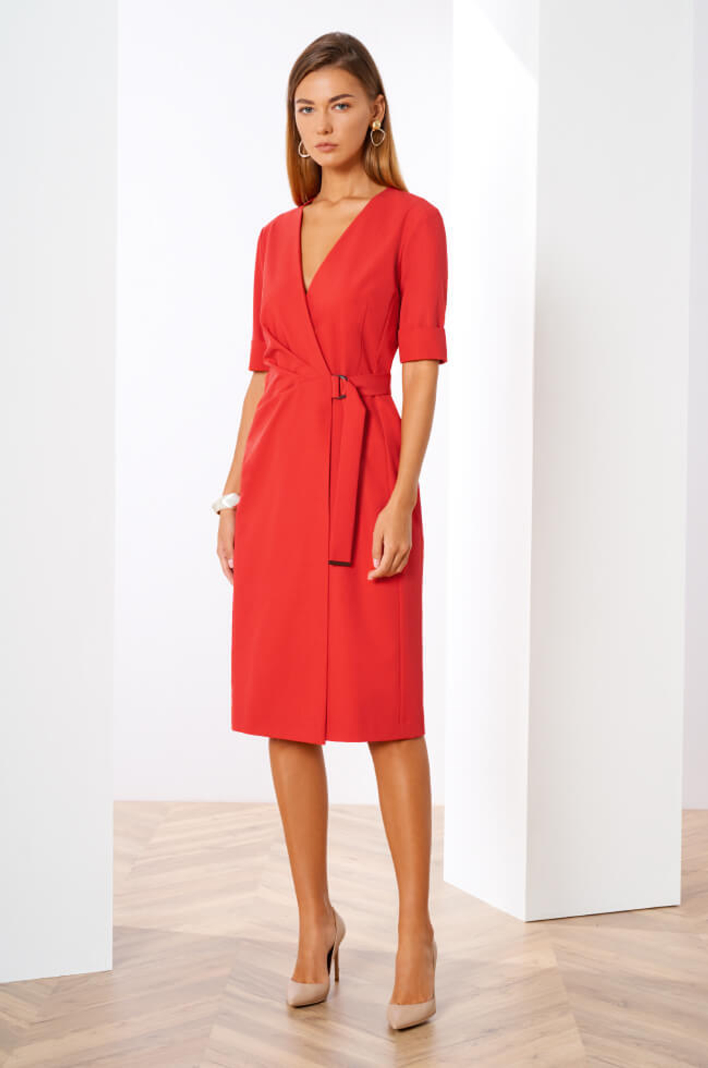 51296 Платье женское (красный)