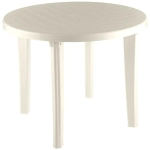 Стол круглый бежевый 950х740мм
