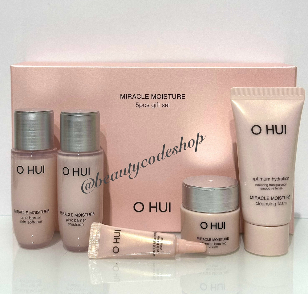 Набор миниатюр с керамидами OHUI Miracle Moisture 5pcs gift set.