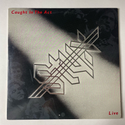 Винтажная виниловая пластинка LP Styx Caught In The Act Live (Holland 1984) Snowblind