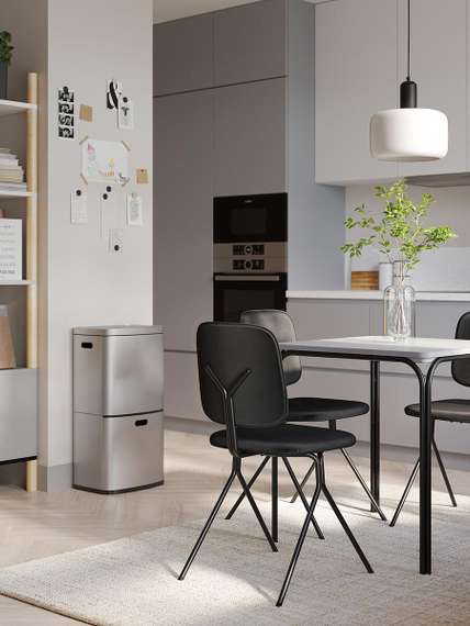 Стул Ror Y, черный велюр