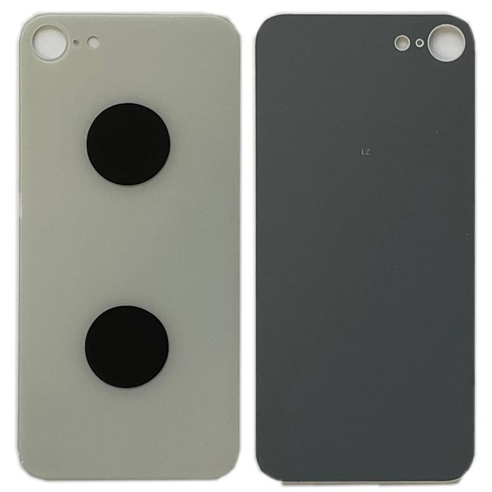 Задняя крышка для Apple iPhone 8 Белый (стекло, широкий вырез под камеру)