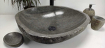 Раковина из речного камня RS6849 (60*52*15)